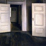 HAMMERSHOI Vilhelm - Portes blanches ou portes ouvertes 1905